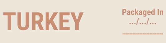 🧊 Stick-On Freezer Drawer Labels - Turkey