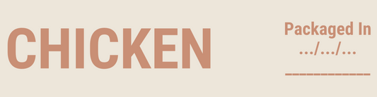 🧊 Stick-On Freezer Drawer Labels - Chicken