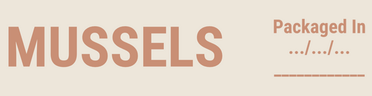 🧊 Stick-On Freezer Drawer Labels - Mussels