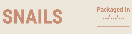 🧊 Stick-On Freezer Drawer Labels - Snails