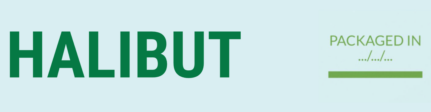 🧊 Stick-On Freezer Drawer Labels - Halibut