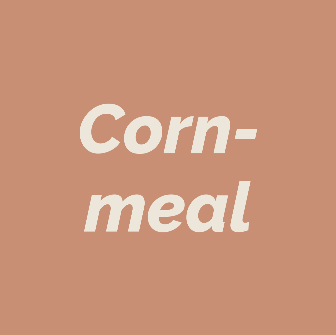 Styled Vinyl Pantry Container Label Sets - Reusable - Cornmeal