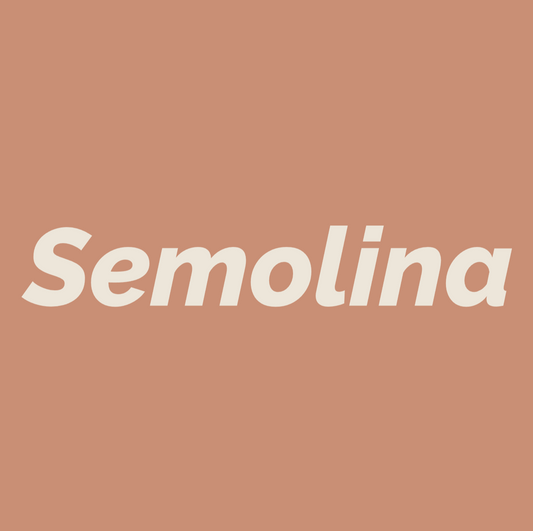 Styled Vinyl Pantry Container Label Sets - Reusable - Semolina