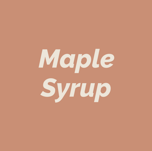 Styled Vinyl Pantry Container Label Sets - Reusable - Maple Syrup