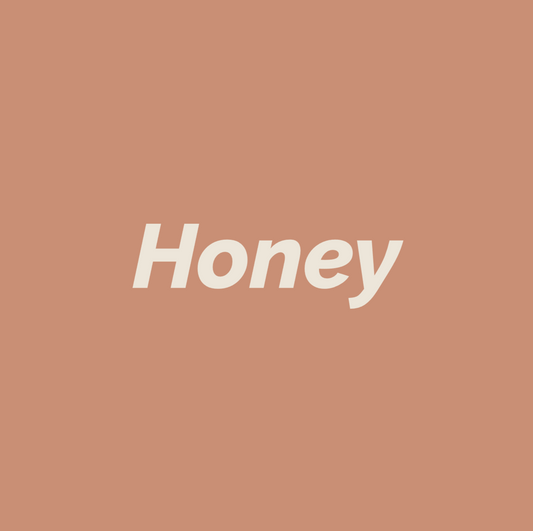 Styled Vinyl Pantry Container Label Sets - Reusable - Honey