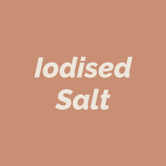 Styled Vinyl Pantry Container Label Sets - Reusable - Iodised Salt