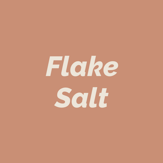 Styled Vinyl Pantry Container Label Sets - Reusable - Flake Salt