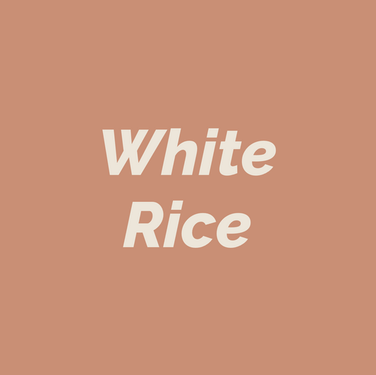 Styled Vinyl Pantry Container Label Sets - Reusable - White Rice