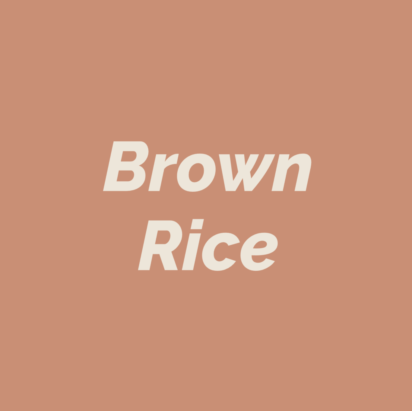 Styled Vinyl Pantry Container Label Sets - Reusable - Brown Rice