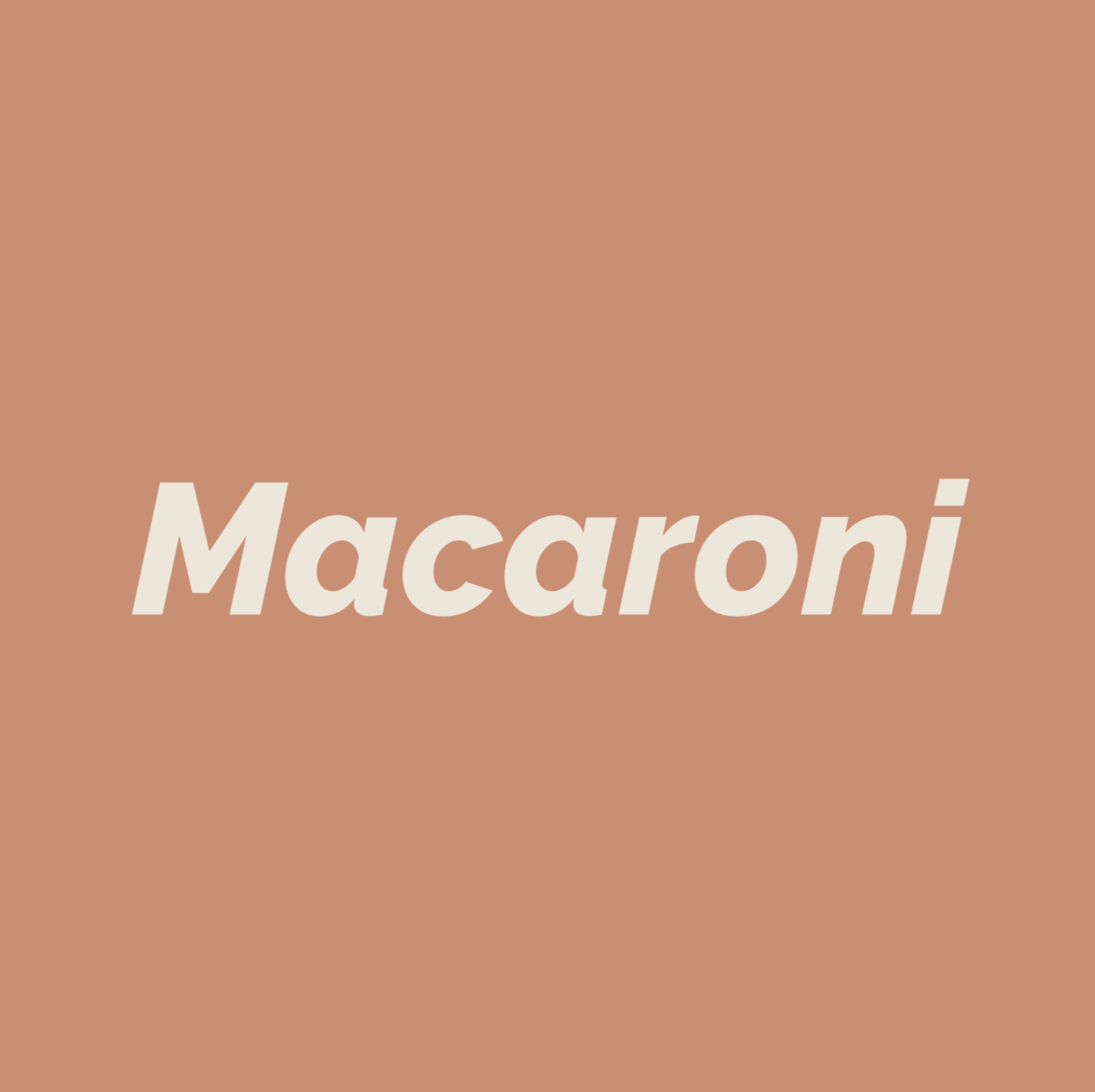Styled Vinyl Pantry Container Label Sets - Reusable - Macaroni