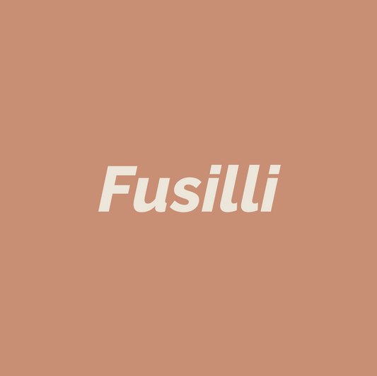 Styled Vinyl Pantry Container Label Sets - Reusable - Fusilli
