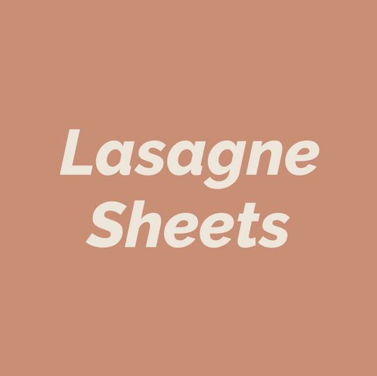 Styled Vinyl Pantry Container Label Sets - Reusable - Lasagna Sheets