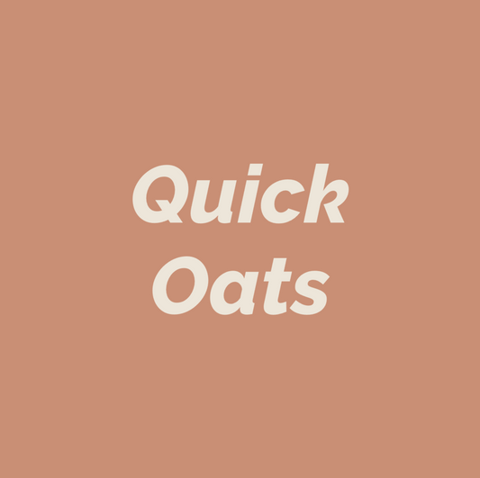 Styled Vinyl Pantry Container Label Sets - Reusable - Quick Oats