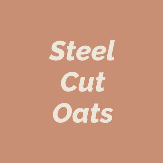 Styled Vinyl Pantry Container Label Sets - Reusable - Steel Cut Oats