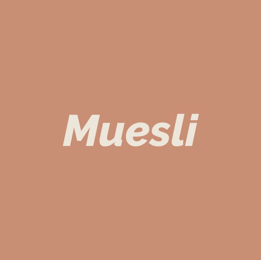 Styled Vinyl Pantry Container Label Sets - Reusable - Muesli