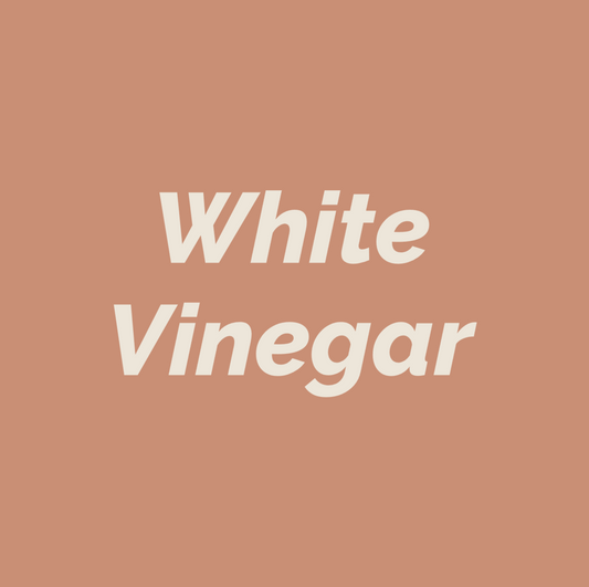 Styled Vinyl Pantry Container Label Sets - Reusable - White Vinegar
