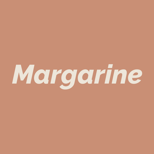 Styled Vinyl Pantry Container Label Sets - Reusable - Margarine