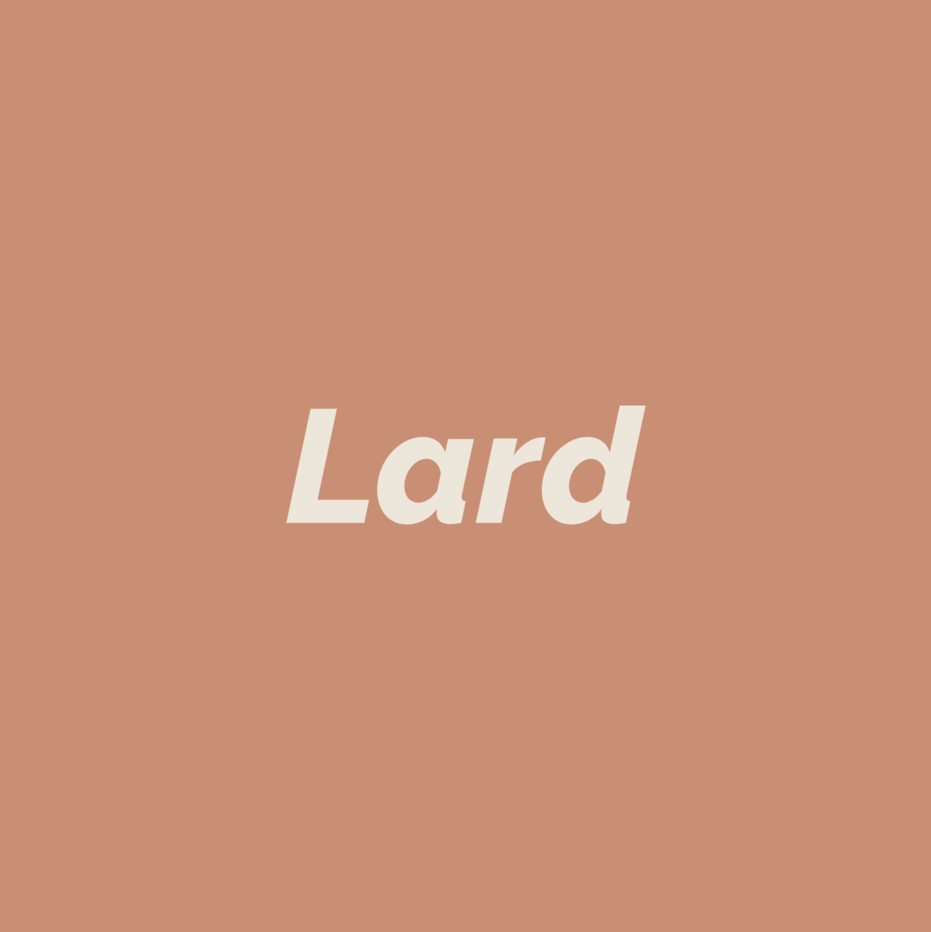 Styled Vinyl Pantry Container Label Sets - Reusable - Lard