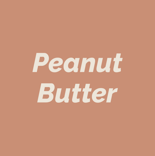 Styled Vinyl Pantry Container Label Sets - Reusable - Peanut Butter
