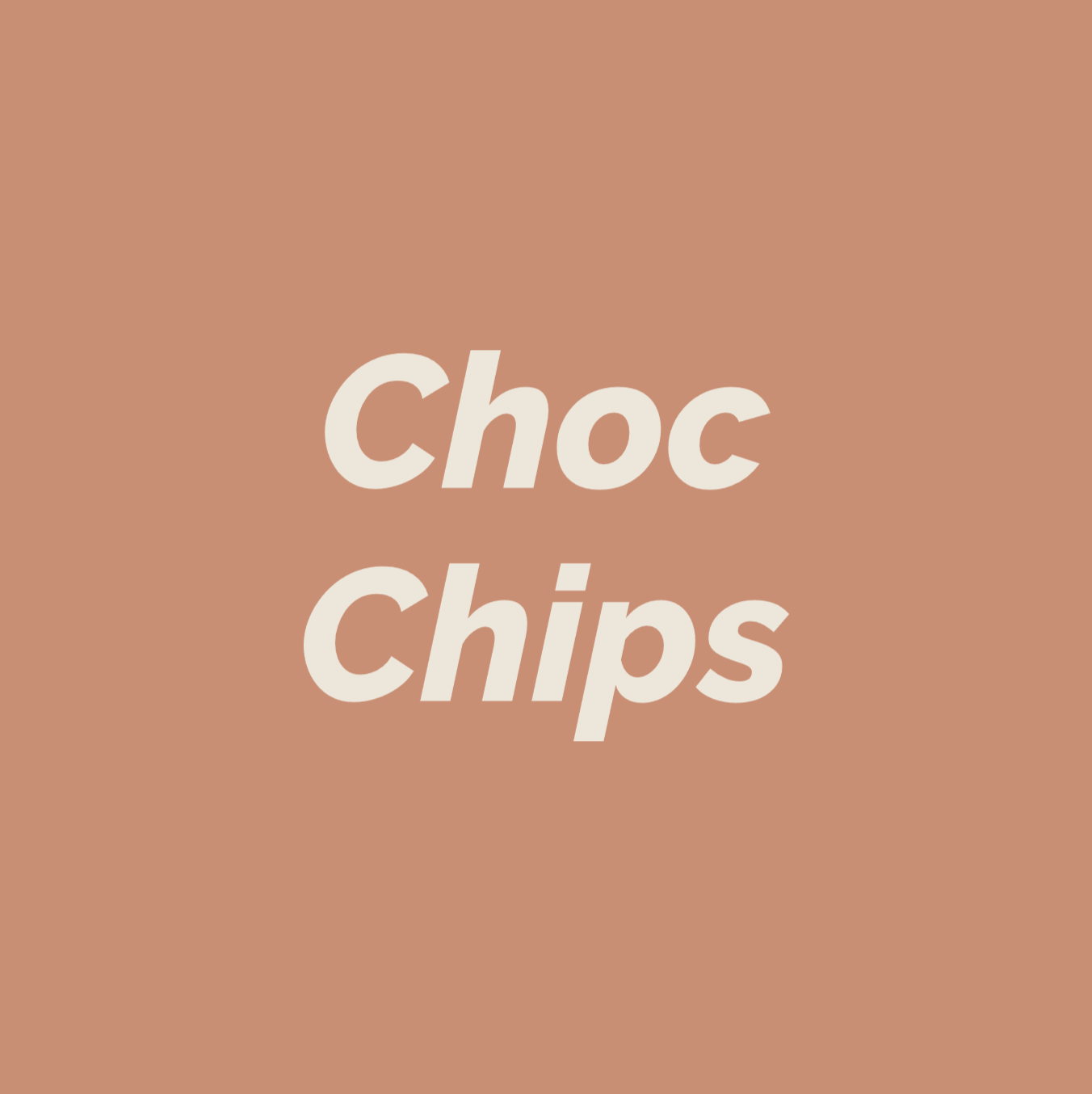 Styled Vinyl Pantry Container Label Sets - Reusable - Choc Chips