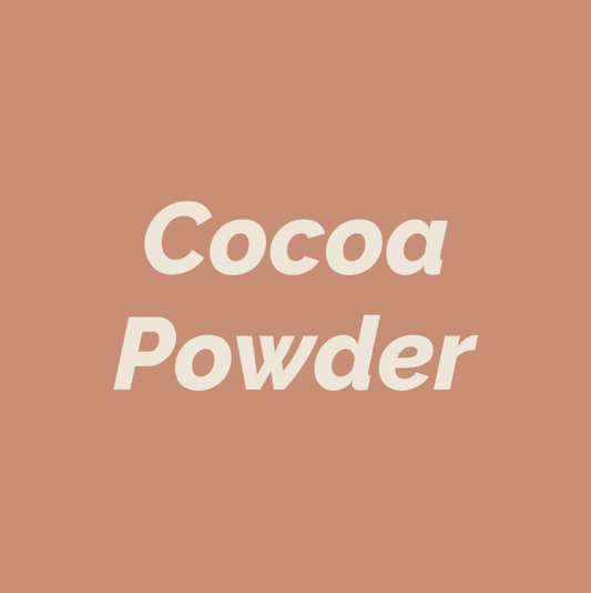 Styled Vinyl Pantry Container Label Sets - Reusable - Cocoa Powder