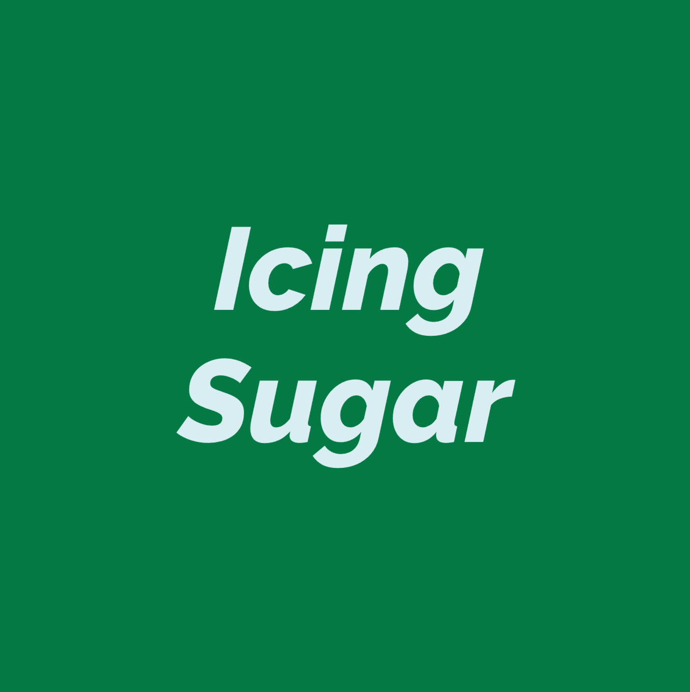 Styled Vinyl Pantry Container Label Sets - Reusable - Icing Sugar