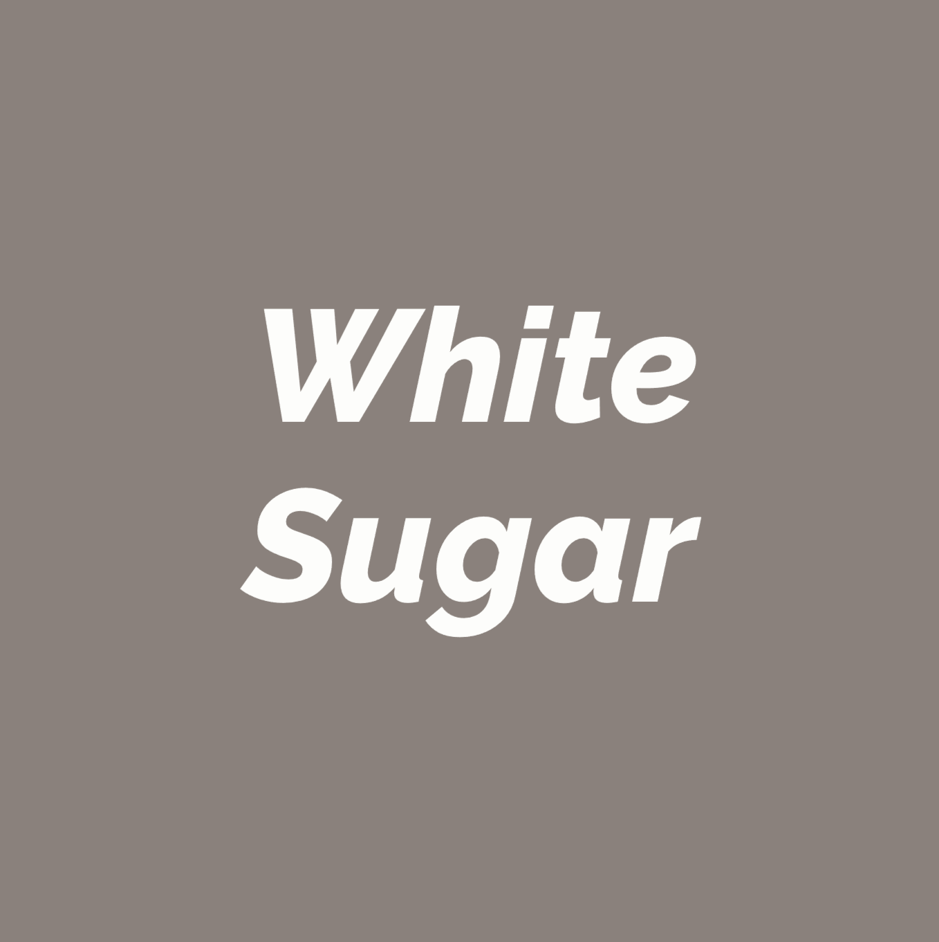 Styled Vinyl Pantry Container Label Sets - Reusable - White Sugar