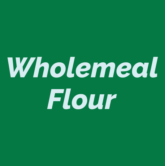 Styled Vinyl Pantry Container Label Sets - Reusable - Wholemeal Flour