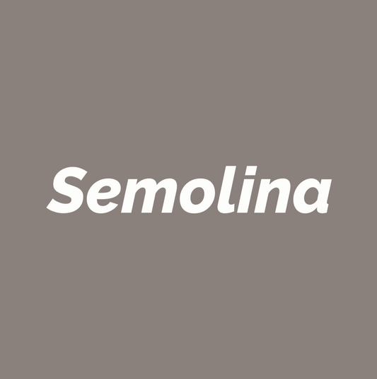 Styled Vinyl Pantry Container Label Sets - Reusable - Semolina