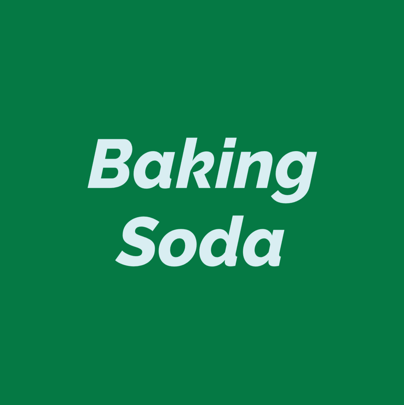 Styled Vinyl Pantry Container Label Sets - Reusable - Baking Soda