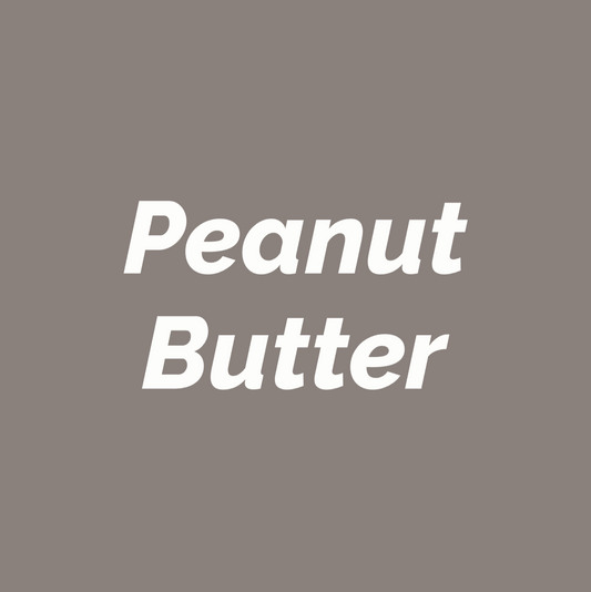 Styled Vinyl Pantry Container Label Sets - Reusable - Peanut Butter