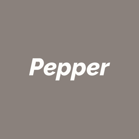Styled Vinyl Pantry Container Label Sets - Reusable - Pepper