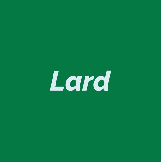 Styled Vinyl Pantry Container Label Sets - Reusable - Lard