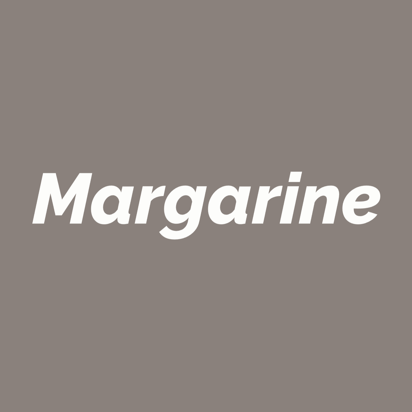 Styled Vinyl Pantry Container Label Sets - Reusable - Margarine