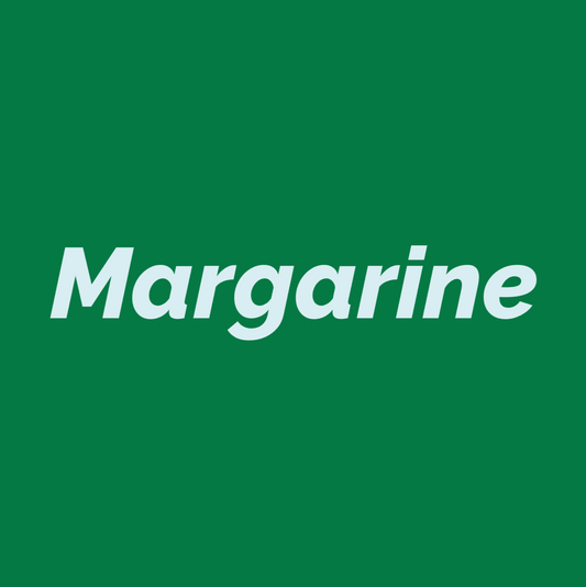 Styled Vinyl Pantry Container Label Sets - Reusable - Margarine