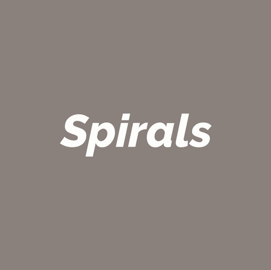 Styled Vinyl Pantry Container Label Sets - Reusable - Spirals