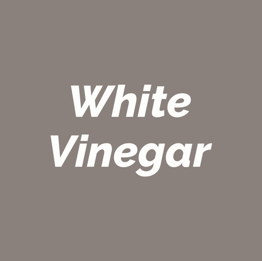 Styled Vinyl Pantry Container Label Sets - Reusable - White Vinegar