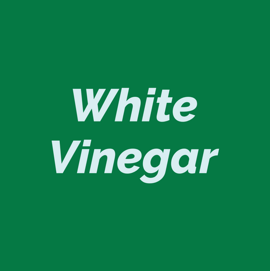 Styled Vinyl Pantry Container Label Sets - Reusable - White Vinegar