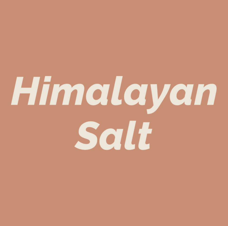 Styled Vinyl Pantry Container Label Sets - Reusable - Himalayan Salt