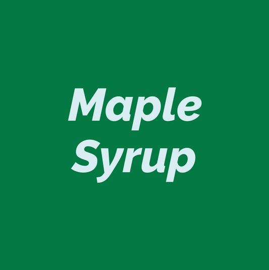 Styled Vinyl Pantry Container Label Sets - Reusable - Maple Syrup