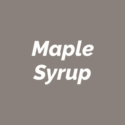 Styled Vinyl Pantry Container Label Sets - Reusable - Maple Syrup