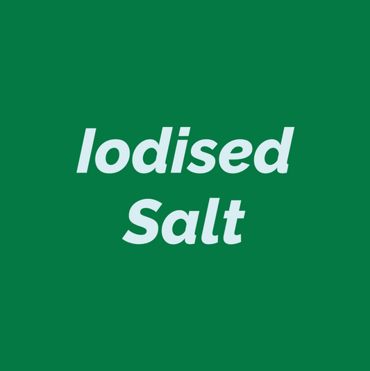 Styled Vinyl Pantry Container Label Sets - Reusable - Iodised Salt