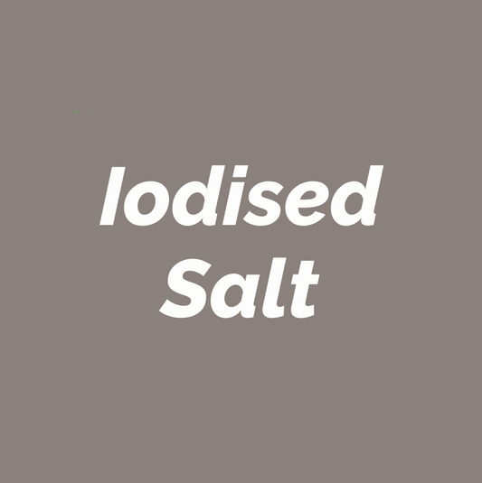 Styled Vinyl Pantry Container Label Sets - Reusable - Iodised Salt