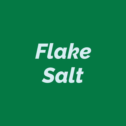 Styled Vinyl Pantry Container Label Sets - Reusable - Flake Salt