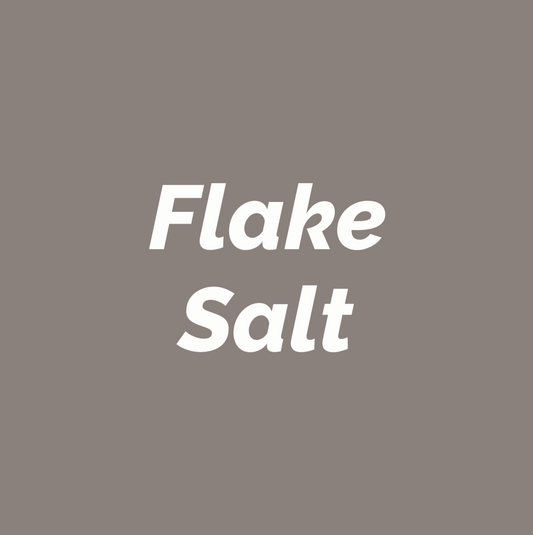 Styled Vinyl Pantry Container Label Sets - Reusable - Flake Salt