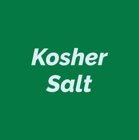 Styled Vinyl Pantry Container Label Sets - Reusable - Kosher Salt