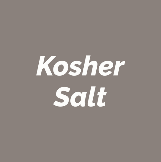 Styled Vinyl Pantry Container Label Sets - Reusable - Kosher Salt