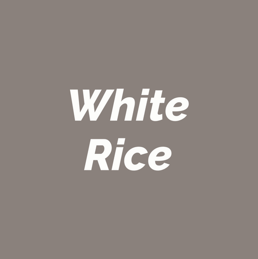 Styled Vinyl Pantry Container Label Sets - Reusable - White Rice