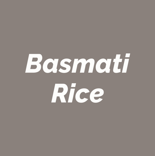 Styled Vinyl Pantry Container Label Sets - Reusable - Basmati Rice