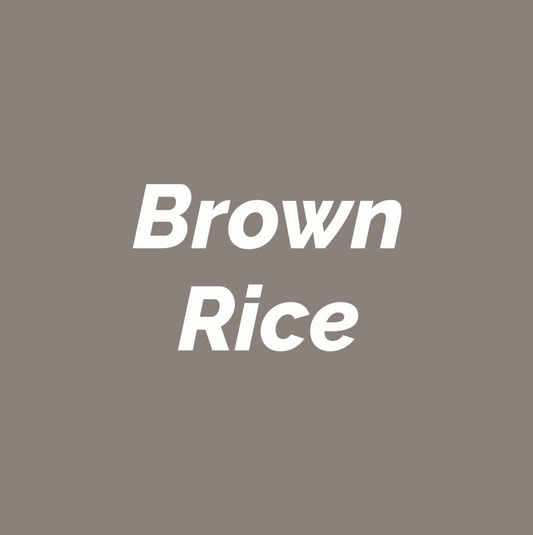 Styled Vinyl Pantry Container Label Sets - Reusable - Brown Rice